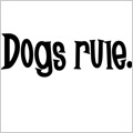 Dogs Rule Dog T-Shirt